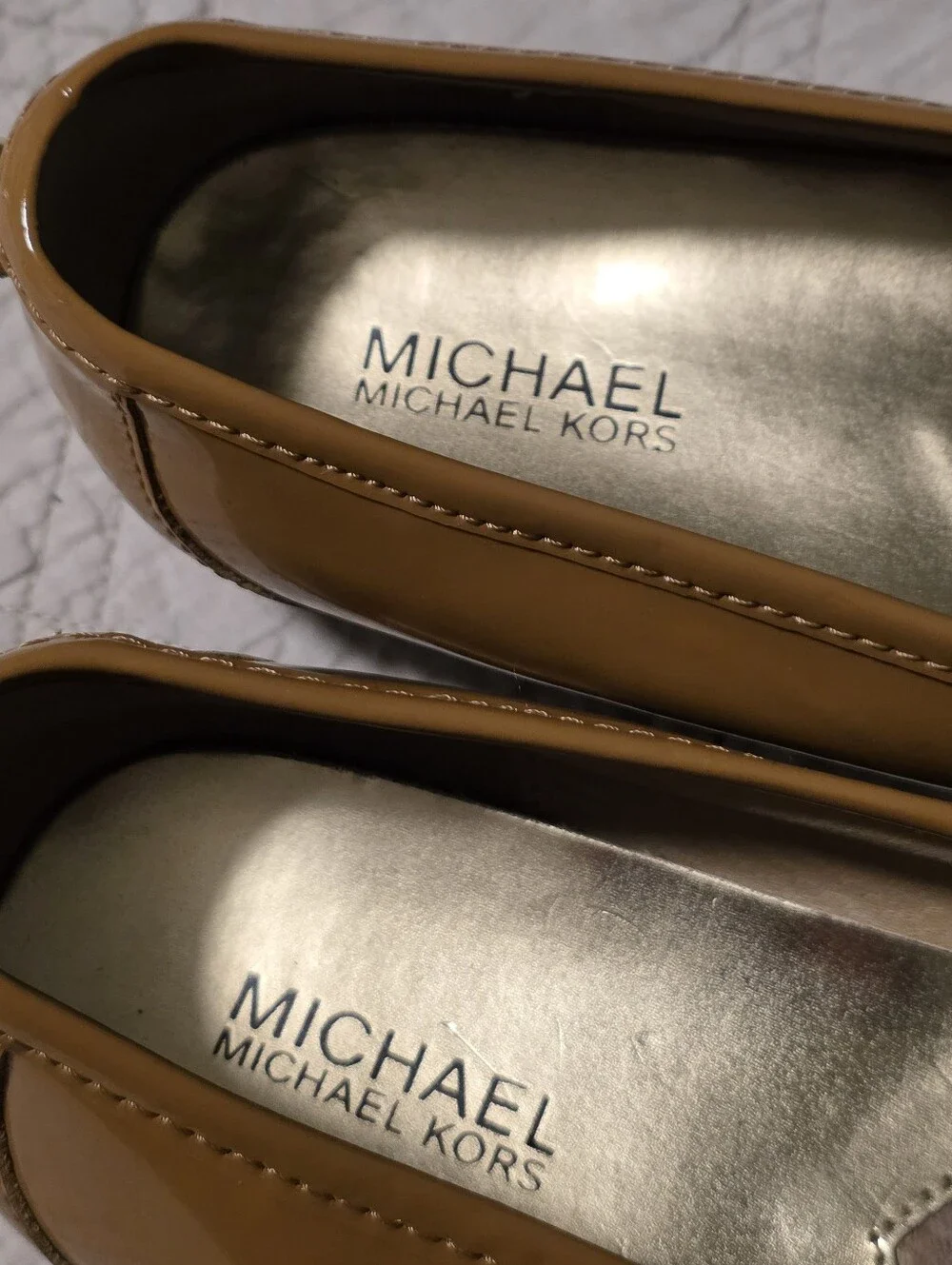Michael Kors Patent Leather Penny Loafers